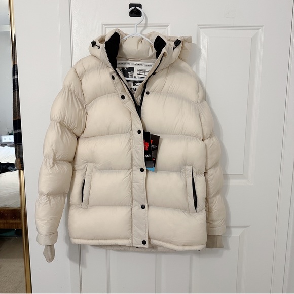 Toboggan Canada Luna Puffer Jacket Beige/Taupe XS - Picture 4 of 9